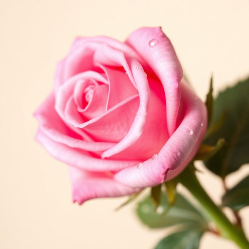 Romantische rosa Rose Nahaufnahme